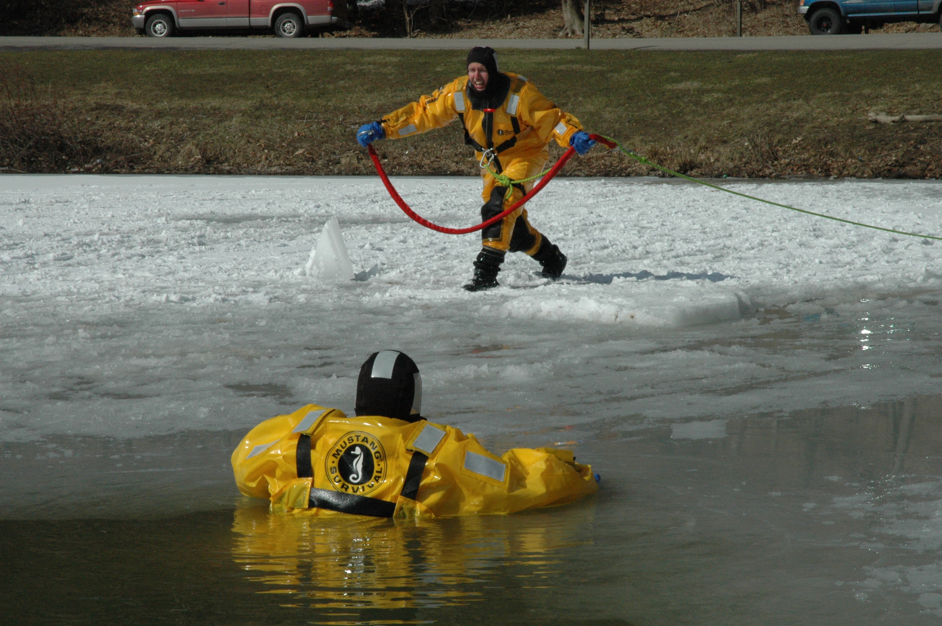Ice Rescue Practice
